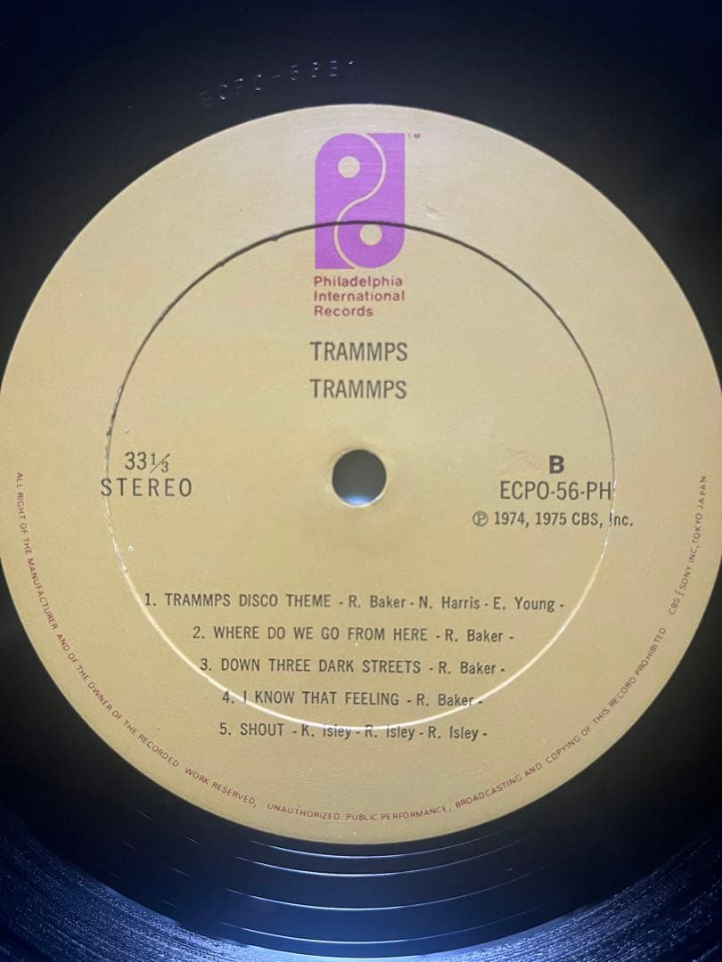 Trammps 幻のトランプス デビューLP レコード