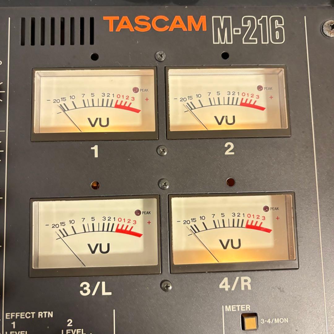 ジャンク TASCAM TASCAM M-216 ミキサー