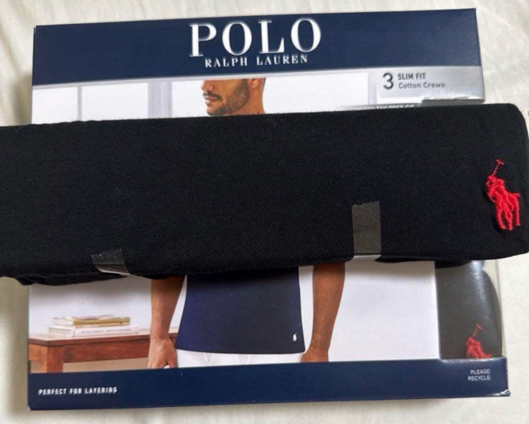 POLO RALPH LAUREN slim fit XS 黒白1枚ずつ