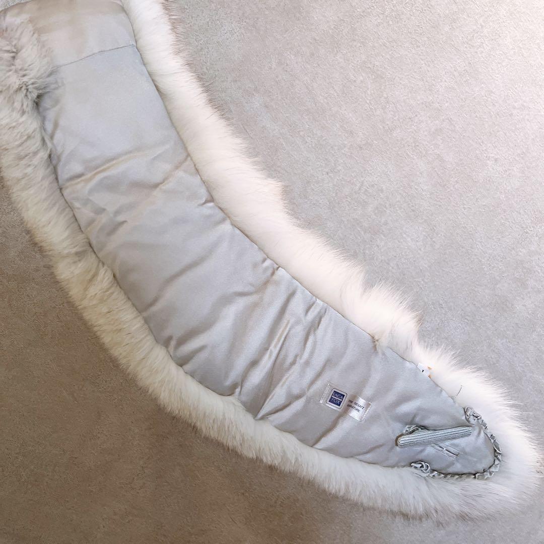 新品！サガフォックス　ブルーFOX　成人式ショール　SAGAFOX