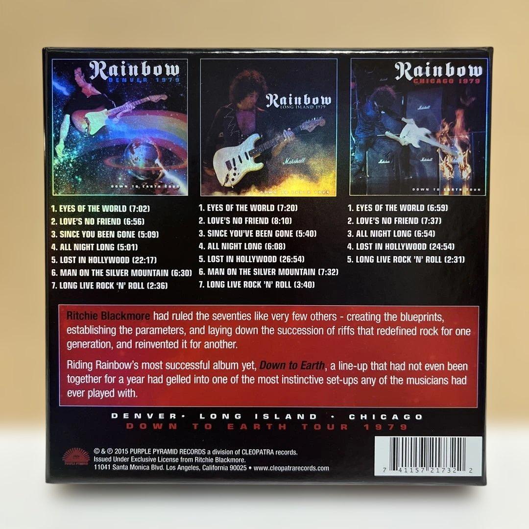 レインボー /ダウン・トゥ・アース・ツアー1979 輸入盤3CDボックス＋グッズ