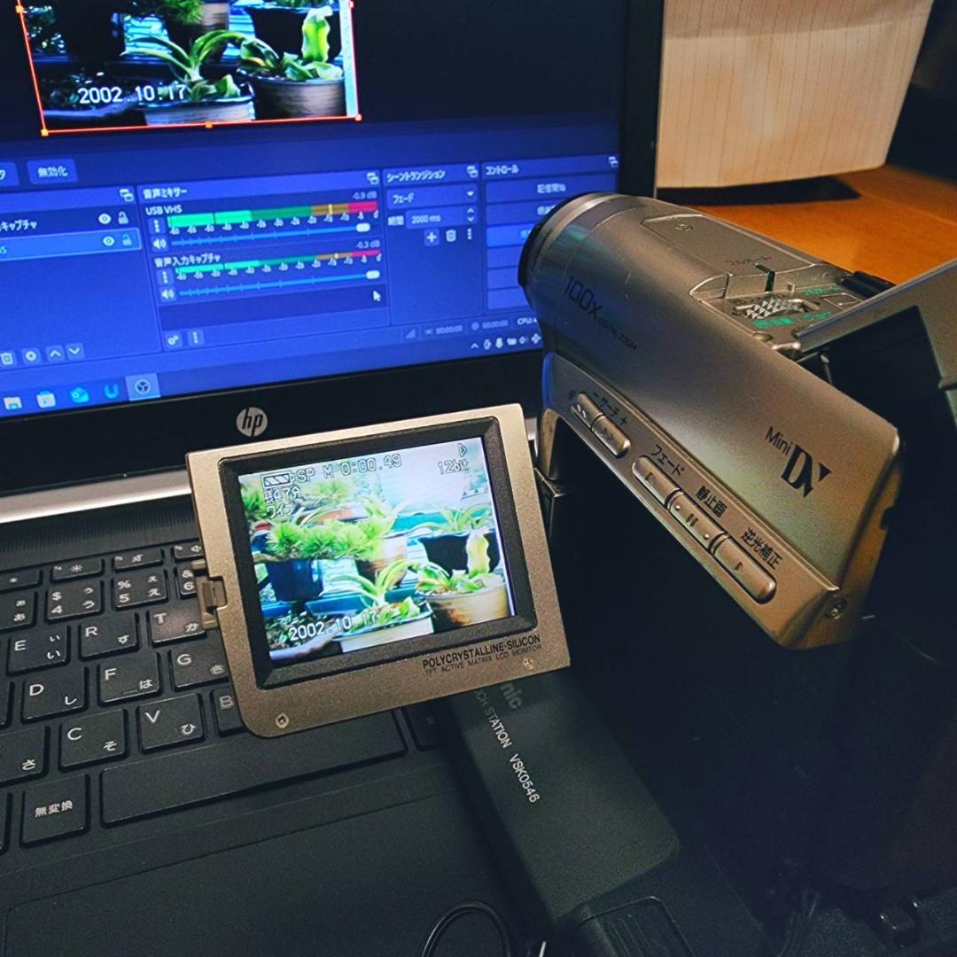 【動作確認済】高画質 Panasonic MiniDV ビデオカメラ セット
