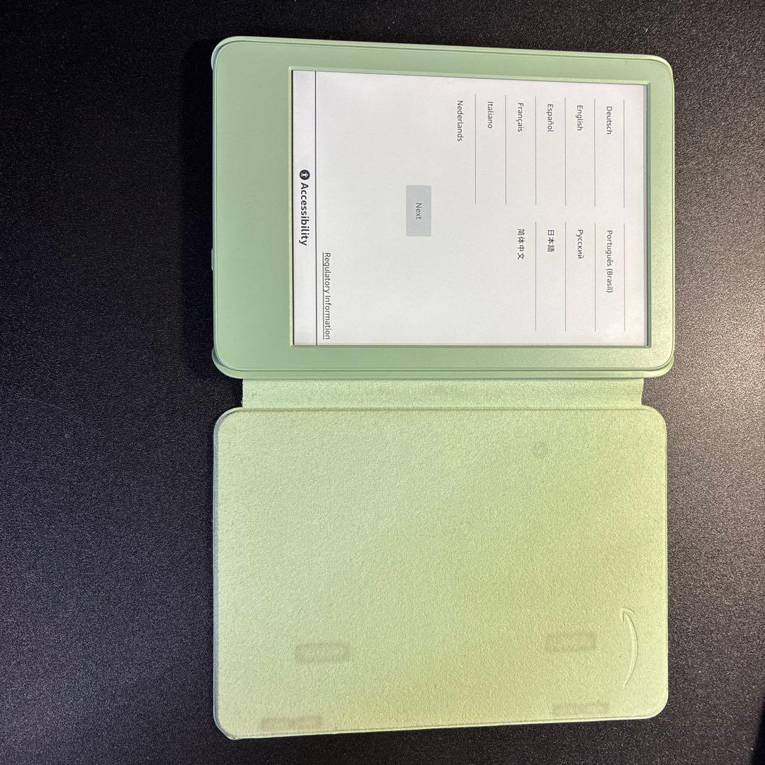 Kindle Paperwhite 抹茶グリーン 16GB 広告無 ケース付