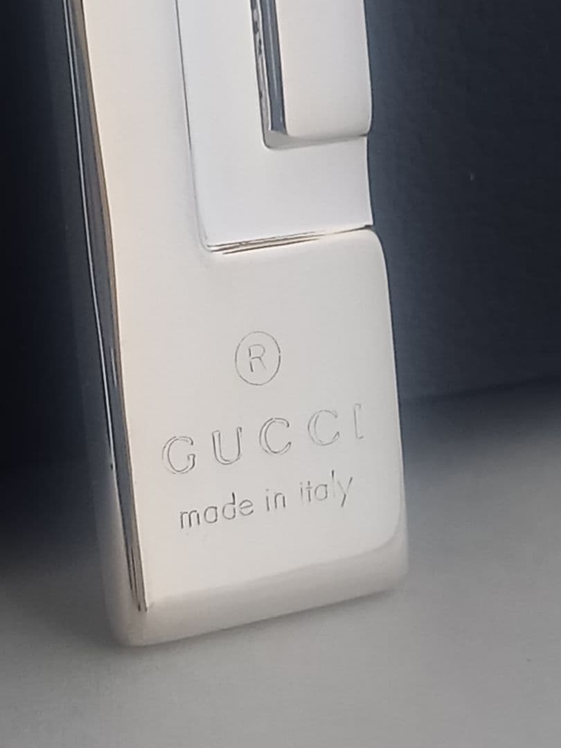 美品 GUCCI グッチ Gプレート ペンダント トップのみ シルバー