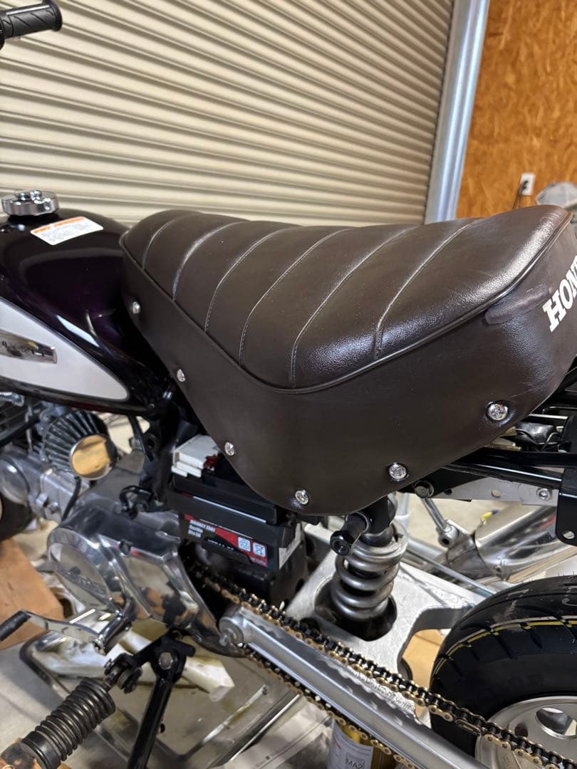 美品 HONDAモンキ一純正シートレトロBROWN