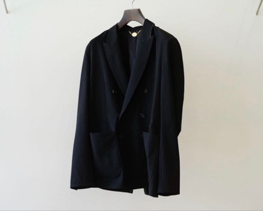 SUNSEA SNMBlue2 w/耳DoublebreastedJacket