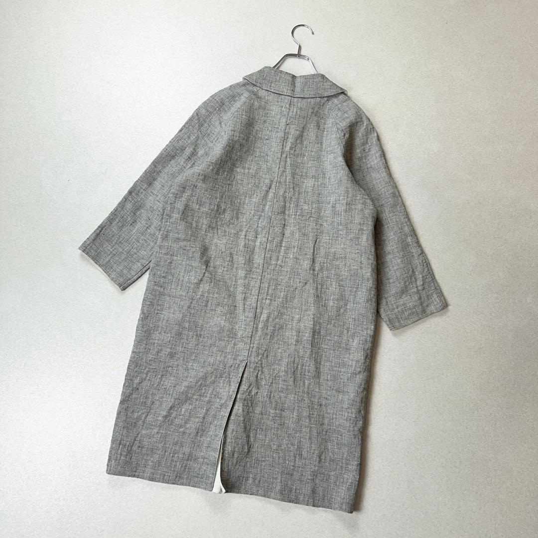 DAMA collection リネン ロング コート　大きいサイズ 15