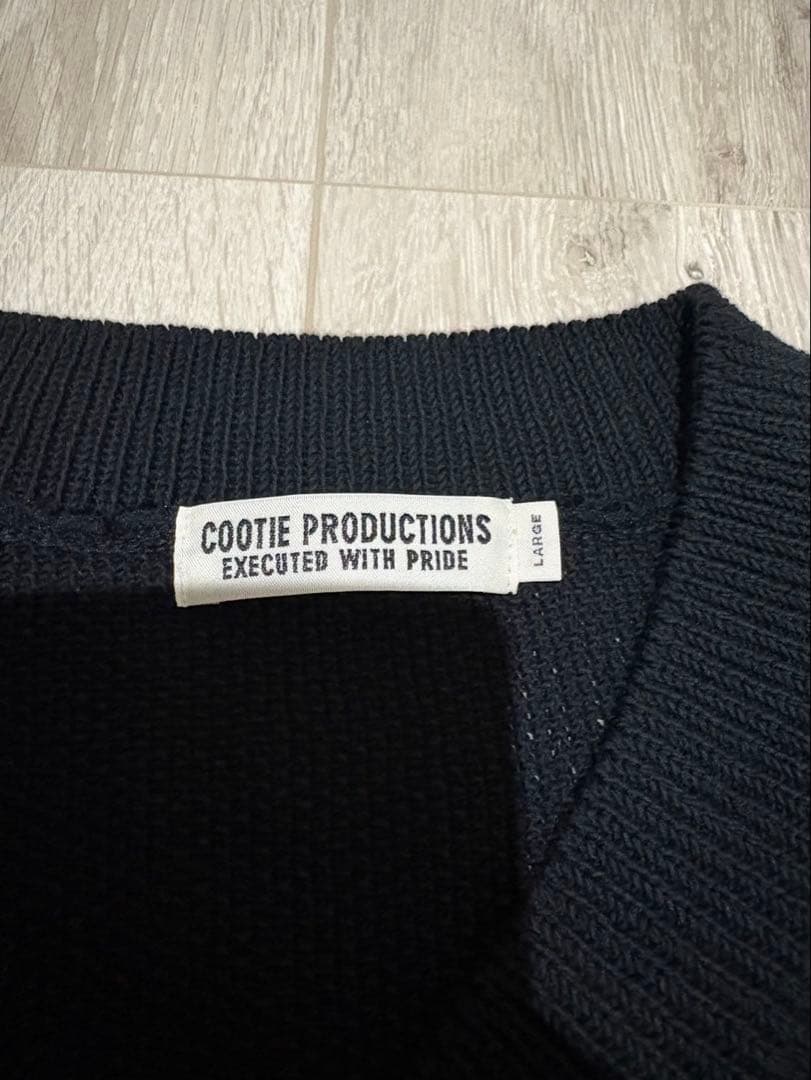 トップス COOTIE Hard Twisted Yarn V Neck Vest