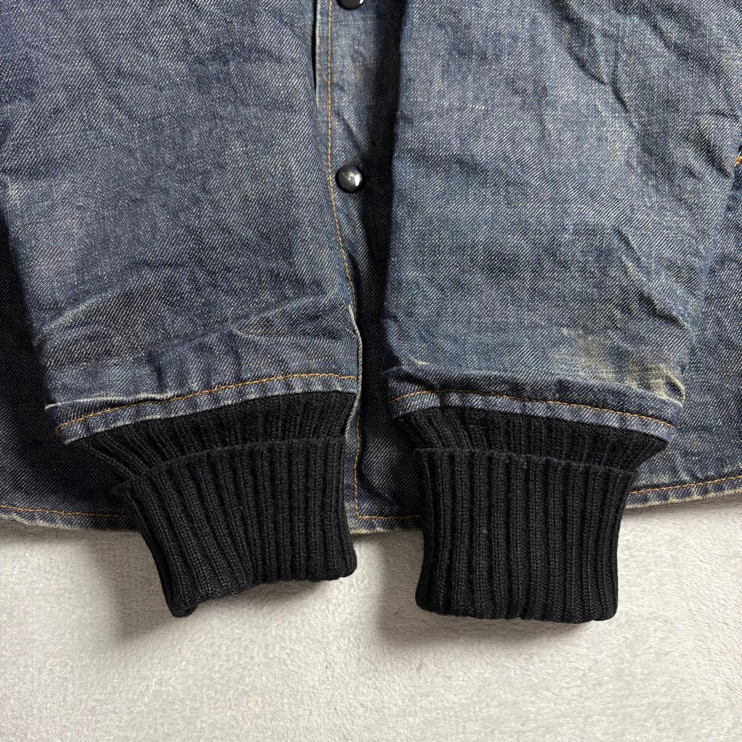 90s USA製　ボンダッチ　デニムファラオジャケット　カーコート　キルティング