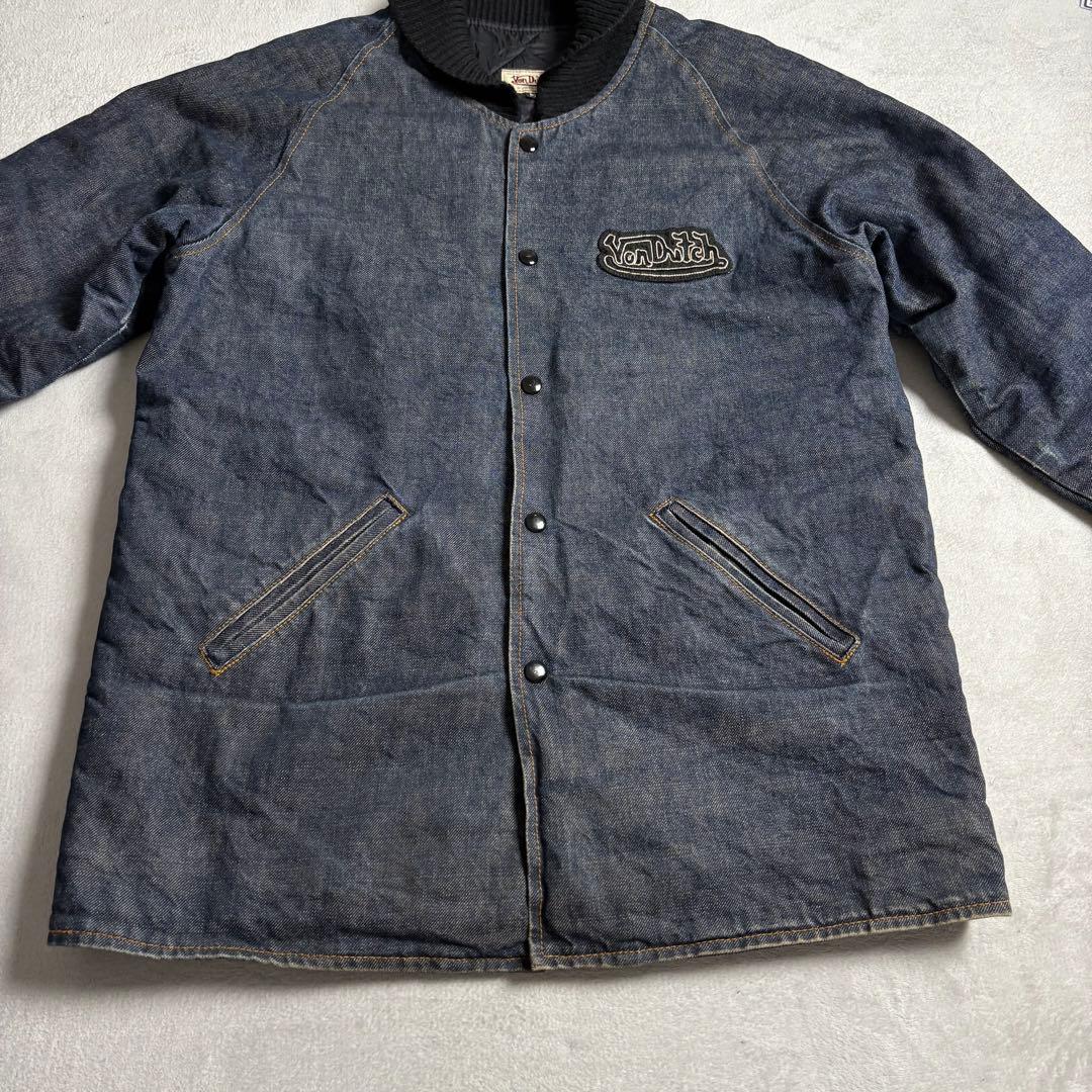 90s USA製　ボンダッチ　デニムファラオジャケット　カーコート　キルティング