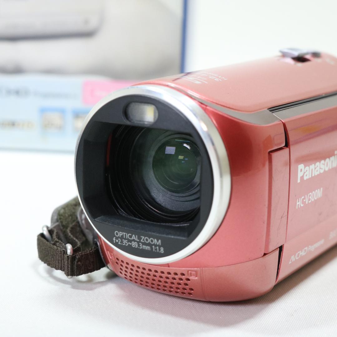 PANASONIC HC-V300M ビデオカメラ ピンク