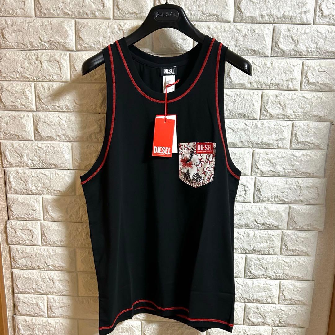 【新品】DIESEL ディーゼル／ノースリーブ Tシャツ タンクトップ S