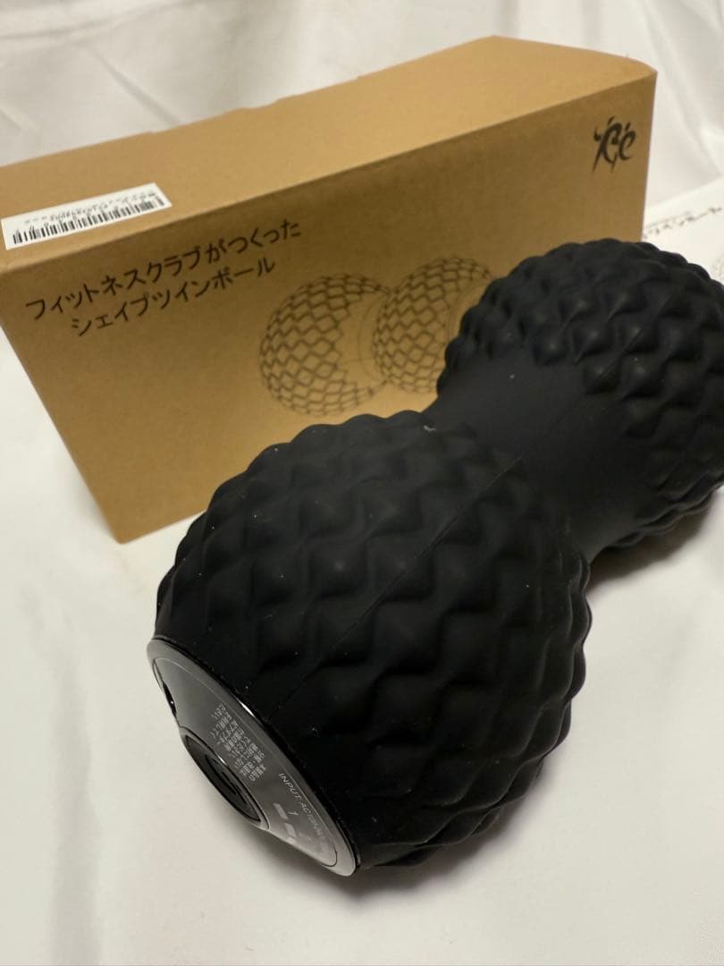 ◼️フィットネスクラブがつくったシェイプ ツインボール ◼️ブラック STB-100