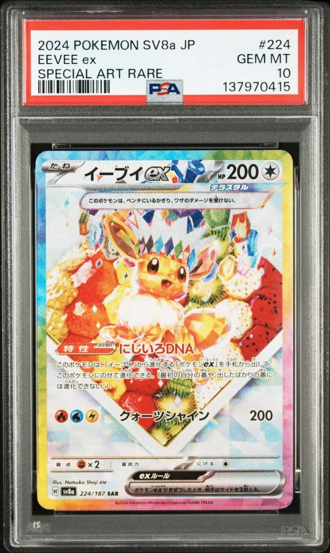 【PSA10 10枚セット】テラスタルフェスex ブイズSAR PSA10セット