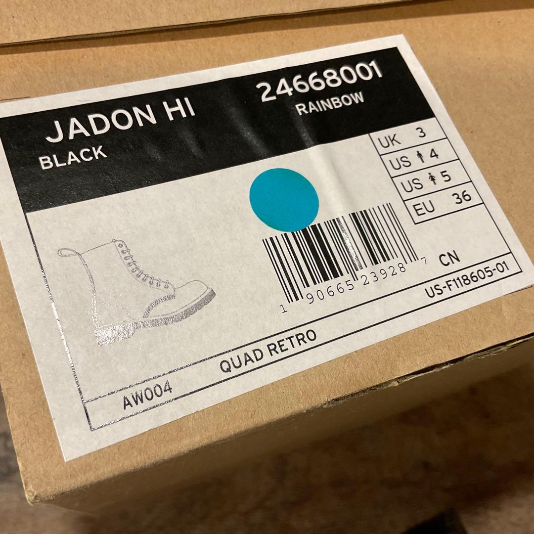 美品！ドクターマーチン JADON HI ジェイドン ハイ レインボー 厚底