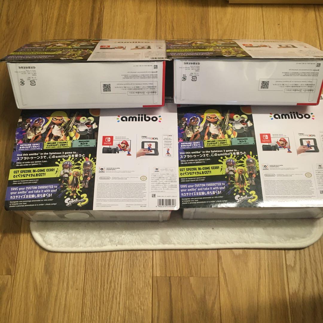 新品未開封★Splatoon amiibo インクリング　トリプルセット