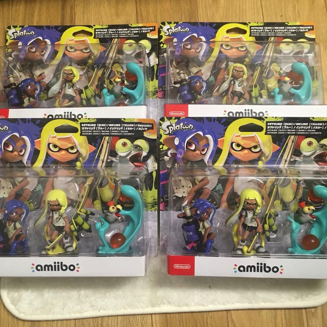 新品未開封★Splatoon amiibo インクリング　トリプルセット