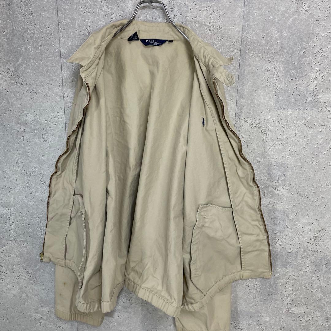 ポロバイラルフローレン　90s USA製 ベージュ　スウィングトップ　短丈2XL
