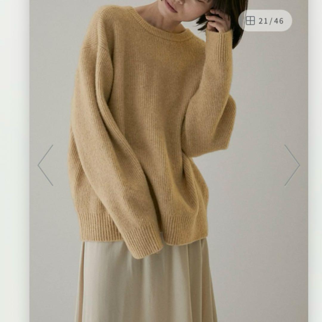 サロンアダムエロペ【WEB限定】2WAYメタルボタンモヘヤシャギーカーディガン