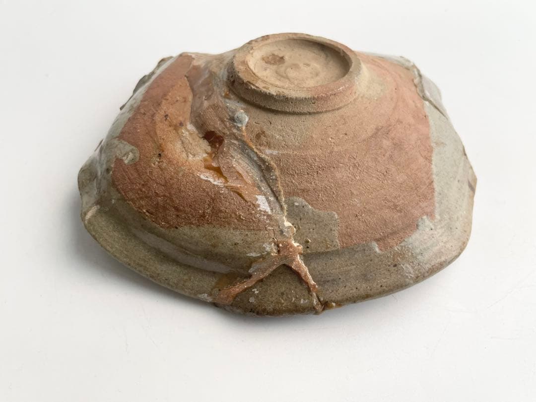 骨董　アンティーク　絵唐津　古唐津　呼継　皿　向付