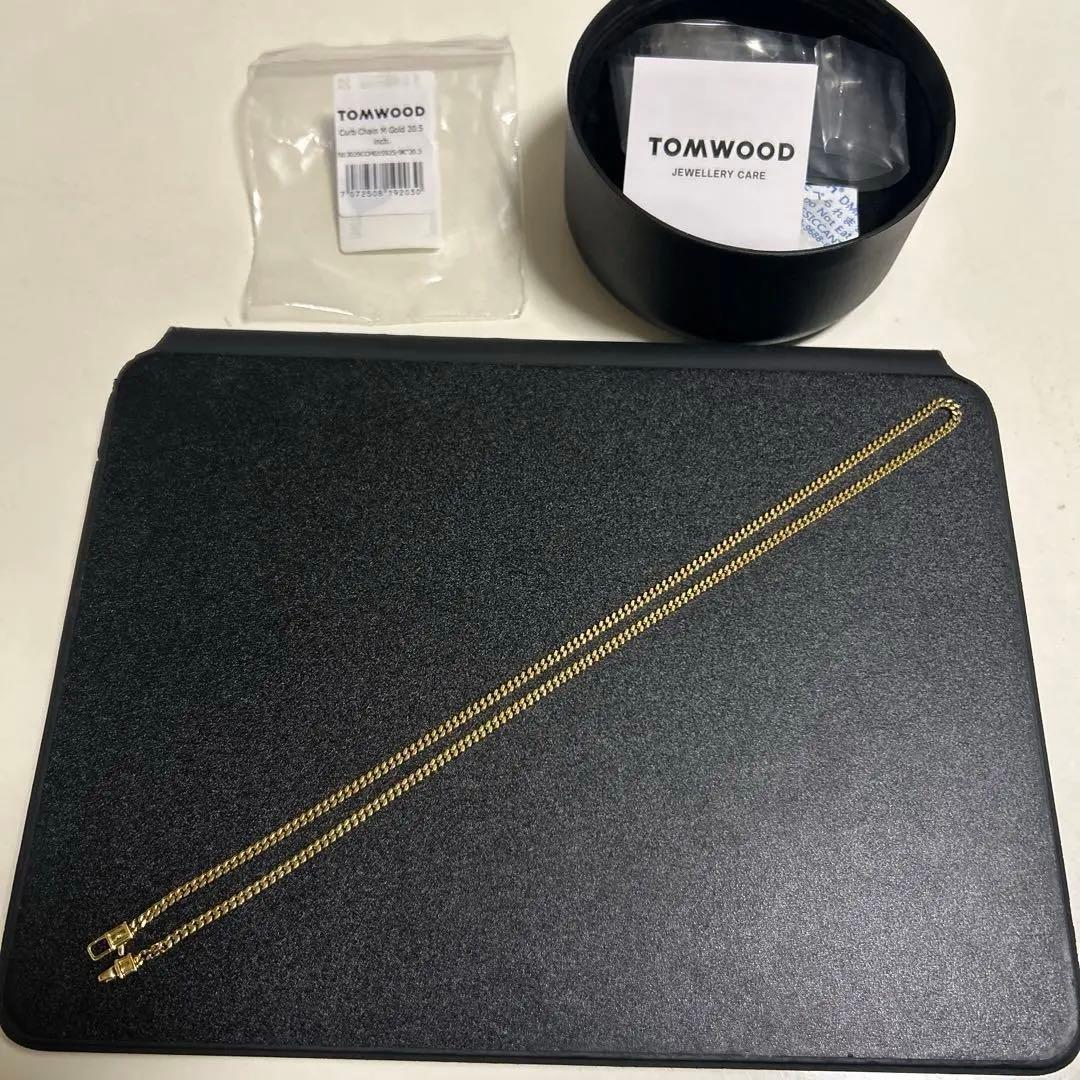 アクセサリー Tom Wood Curb Chain M Gold 20.5 Inch