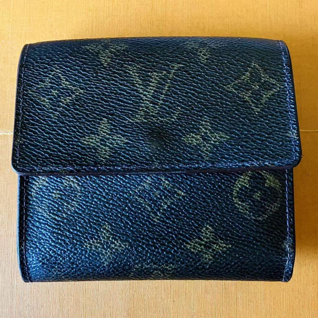 LOUIS VUITTON モノグラム Wホック 三つ折り財布 リペア美品❣️