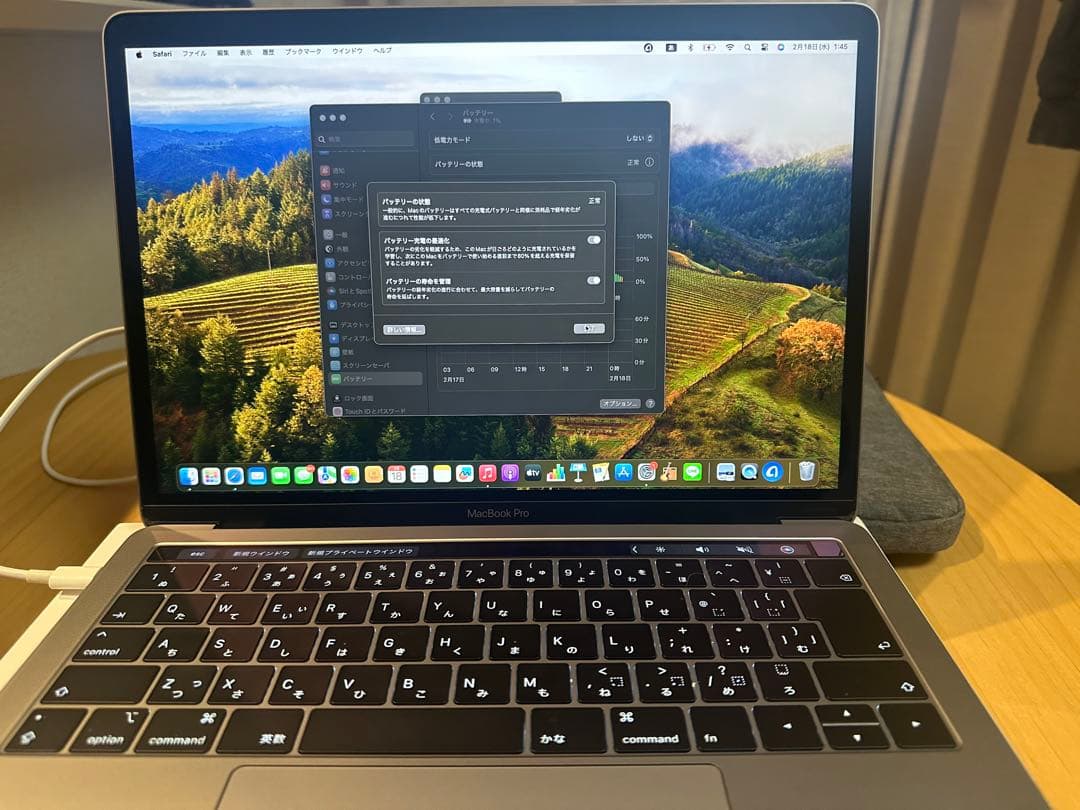 【美品】MacBook Pro 13.3 256GB スペースグレー 2019