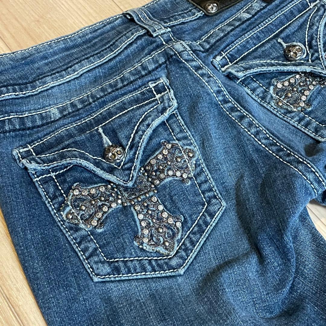 Miss Me スキニーデニム 刺繍 スタッズ W29 ミスミー Y2K