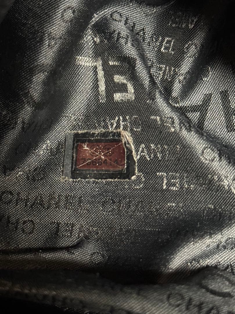 CHANEL スポーツブラック ボストンバッグ
