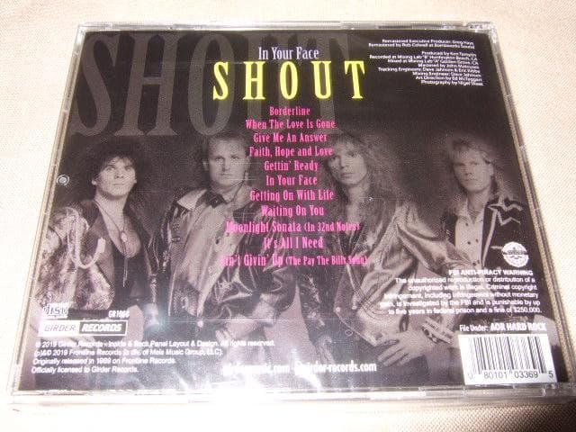 SHOUT,新品未開封,クリスチャン・メロハー/ハードロック,2nd,メロハー