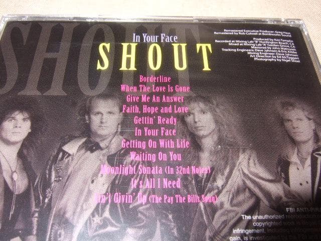 SHOUT,新品未開封,クリスチャン・メロハー/ハードロック,2nd,メロハー