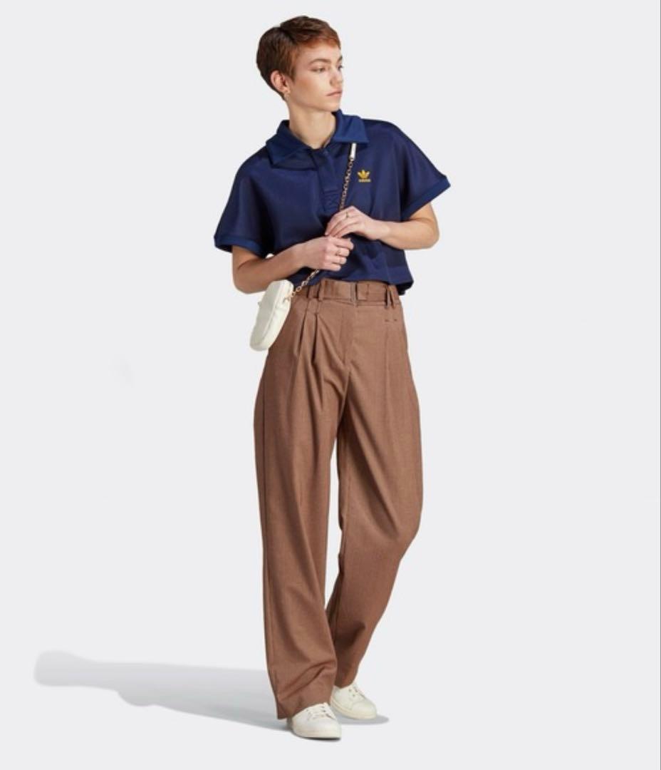 アディカラー クラシックス オーバーサイズ クロップ ポロTシャツ