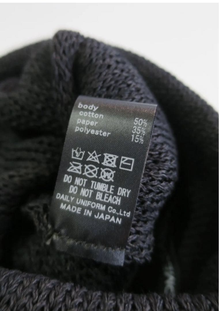 COMESANDGOES』和紙 5G STANDARD KNIT
