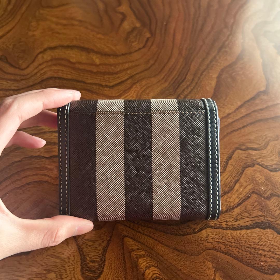BURBERRYヴィンテージチェック 三つ折り財布 フォールディングウォレット