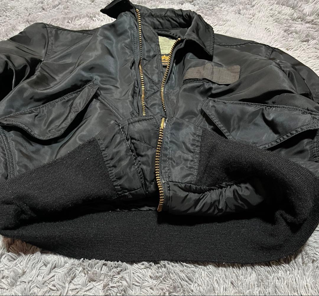 ALPHA 90s USA製 CWU45 /ma1 黒 M レア