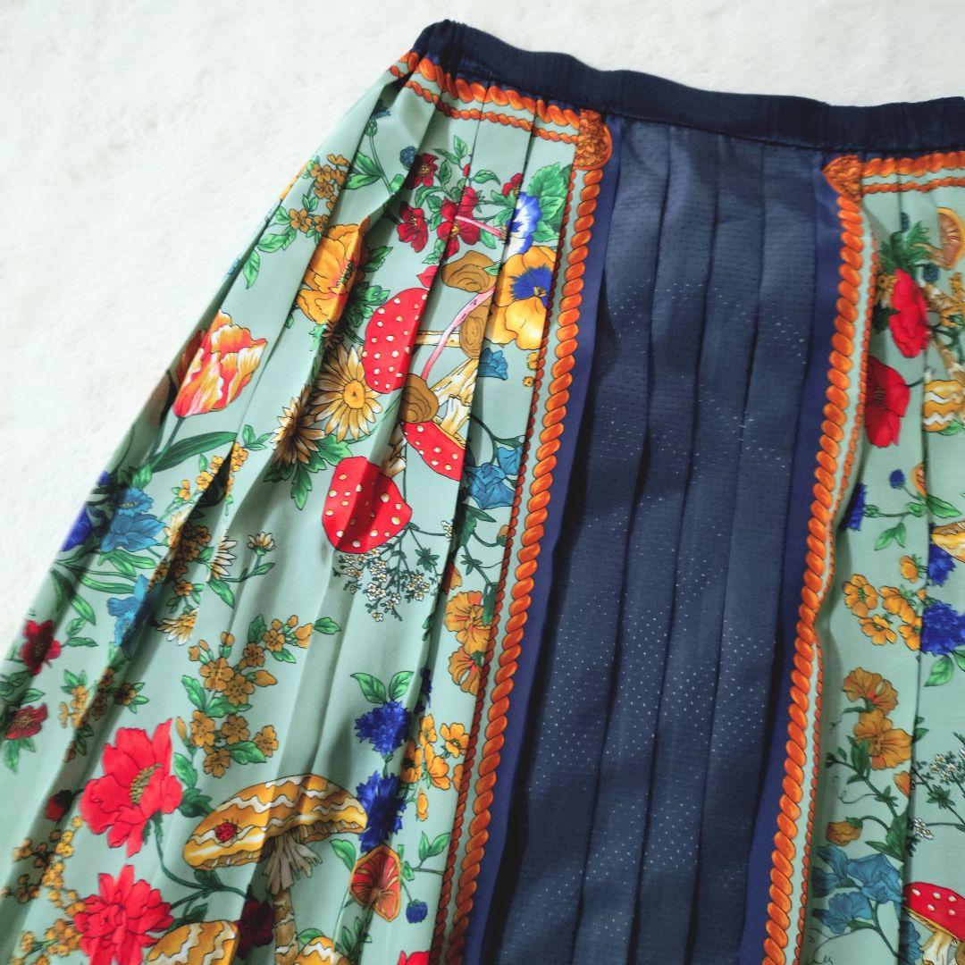 完売品 MUVEIL(ミュベール) スカーフプリントスカート 36