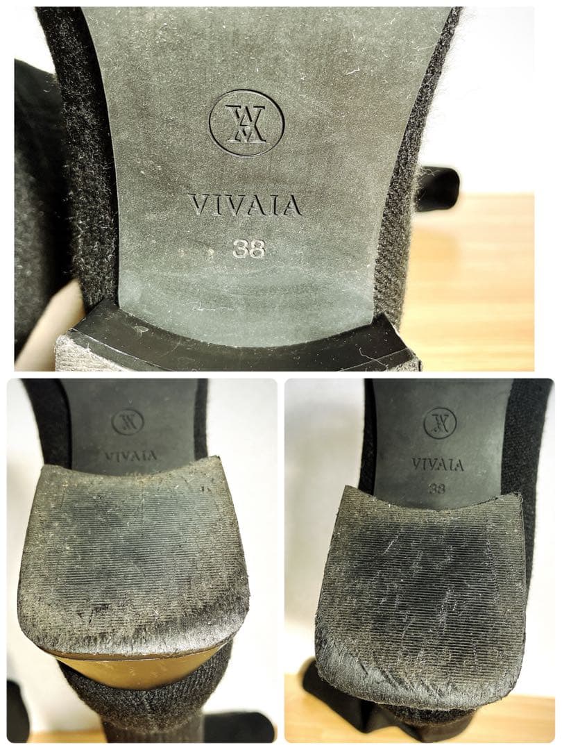 ✨VIVAIA ビバイア✨ニーハイ ストレッチ　ニット　ロングブーツ✨サイズ38