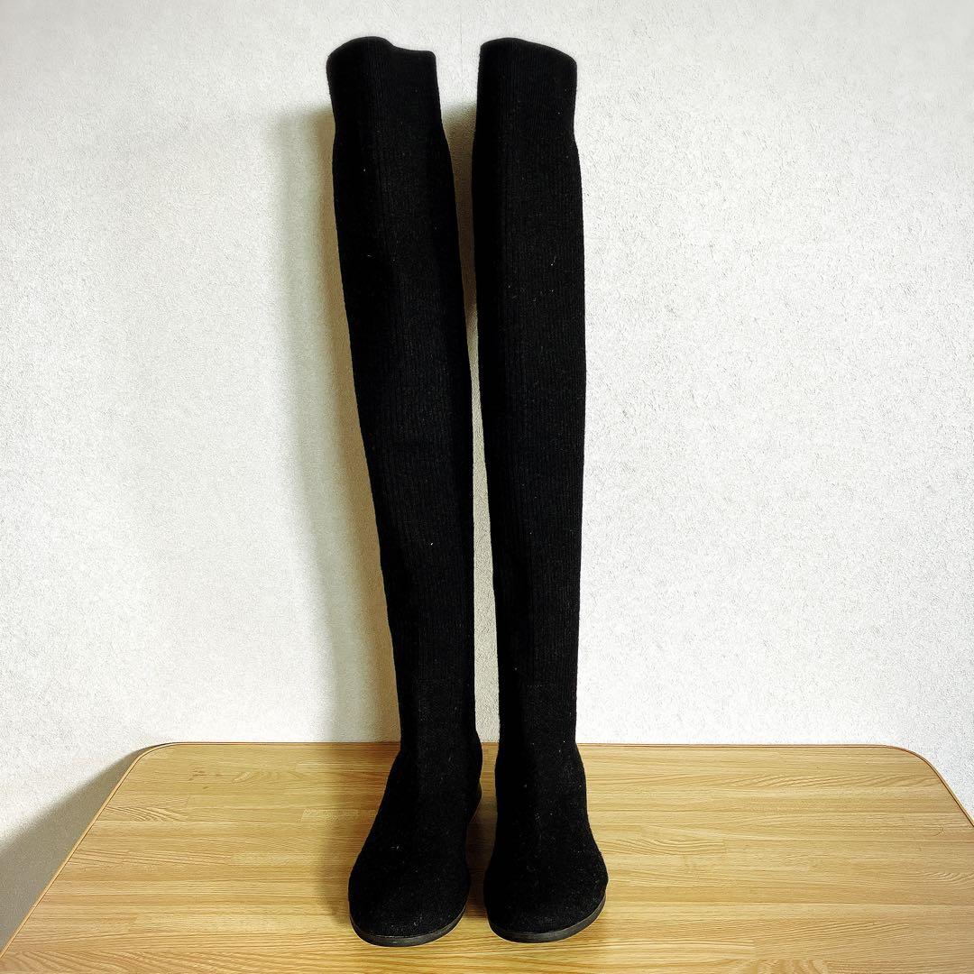 ✨VIVAIA ビバイア✨ニーハイ ストレッチ　ニット　ロングブーツ✨サイズ38