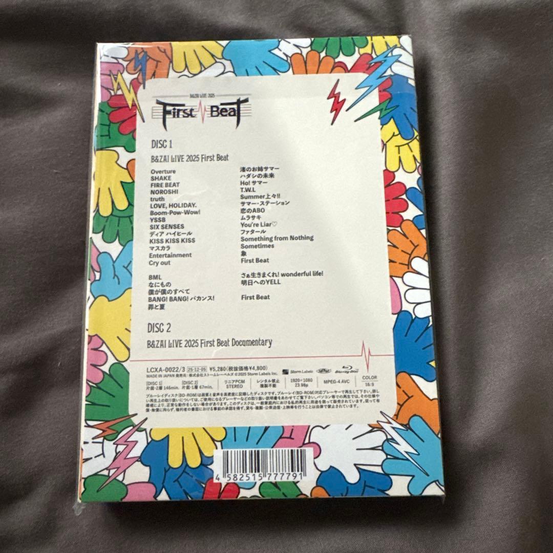 【新品】B&ZAI LIVE 2025 First Beat Blu-ray
