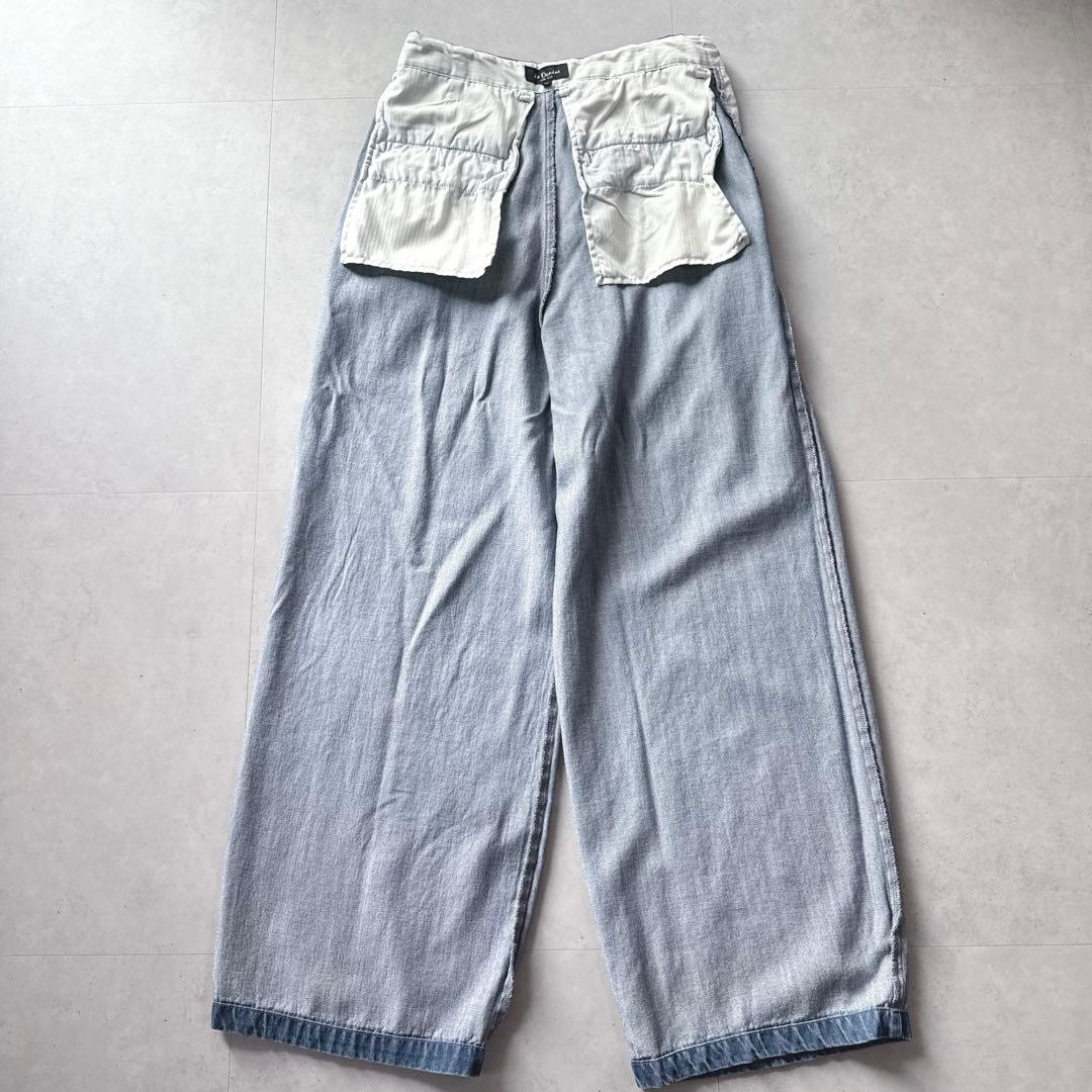 タグ付未使用SLOBE IENALEDENIM BLURTUCKTROUSER