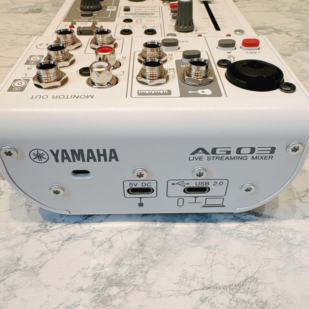 YAMAHA ミキサー AG03MK2 マイクAT2040 アームスタンド 3m