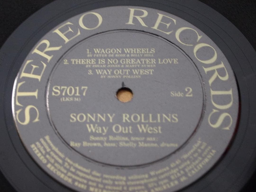 SONNY ROLLINS／WAY OUT WEST(S-7017)