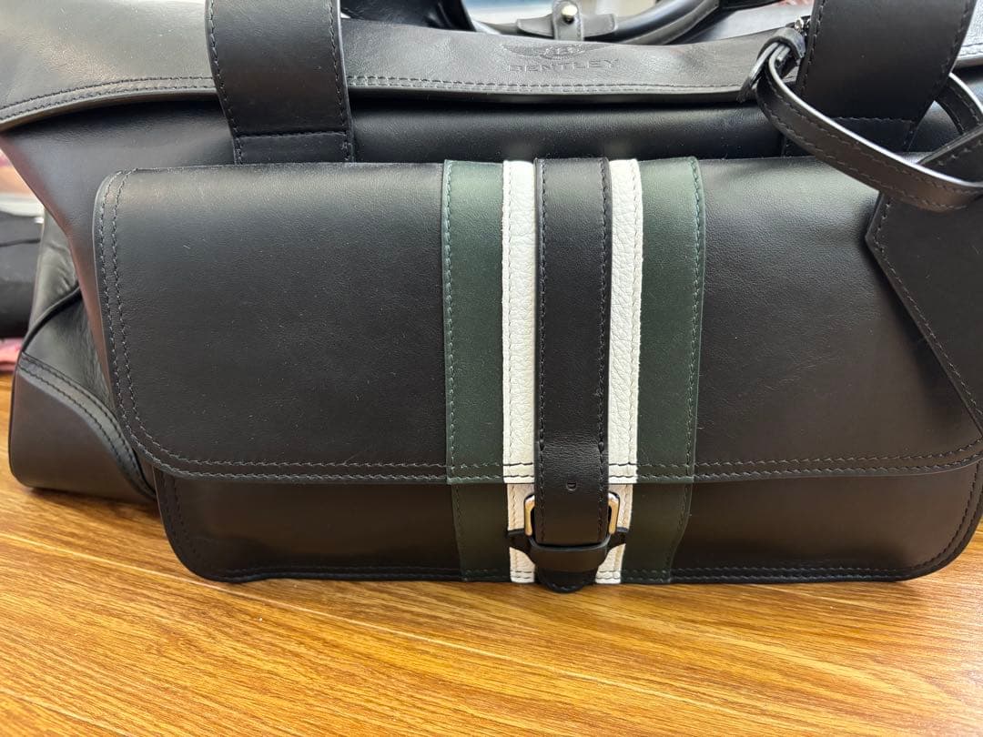 BENTLEY Heritage Weekender ブラックボストンバッグ