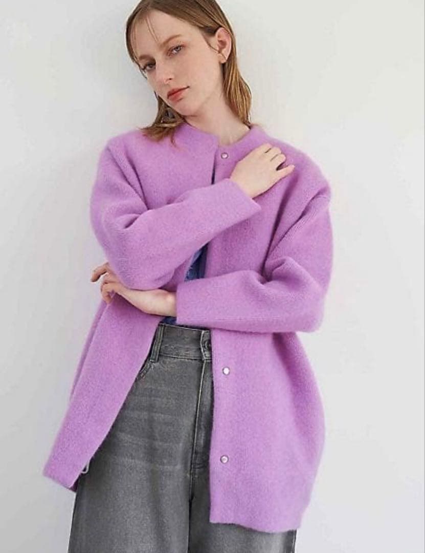 トップス ELENDEEK CN RACCOON MIX W CARDIGAN