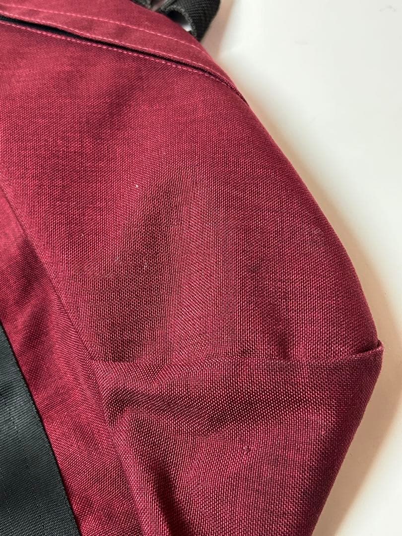 70s 80s Eddie Bauer バッグ　バーガンディ　ドラムバッグ