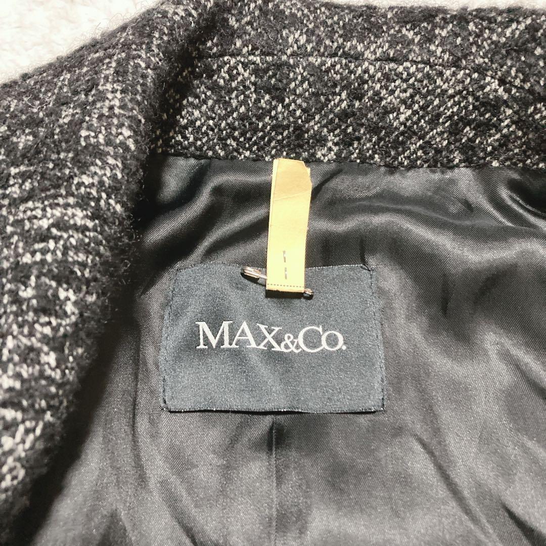 た*ま様 （90）MAX&Co. アルパカ混 美シルエット ロングコート