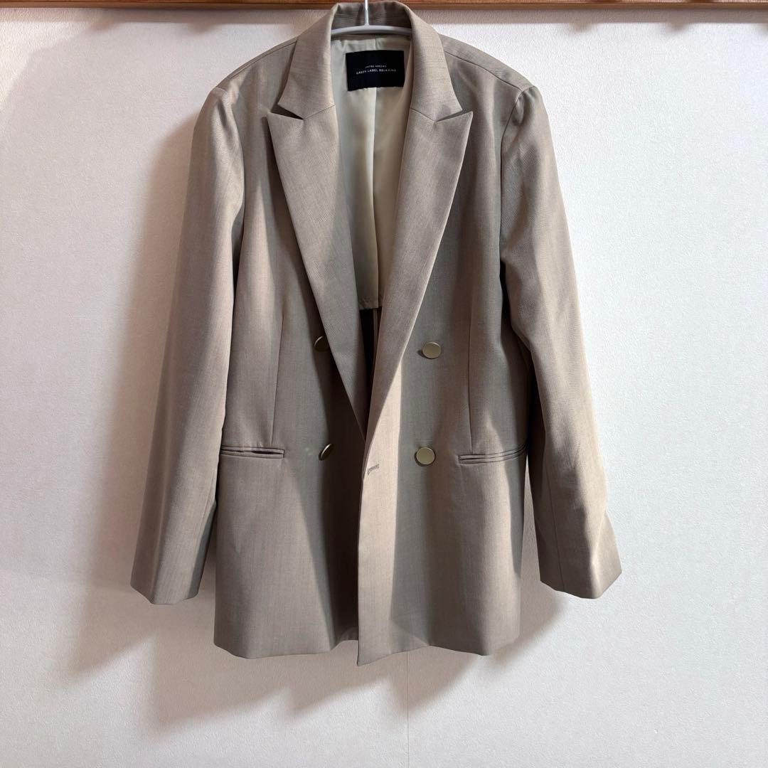 【UNITED ARROWS】テーラードジャケット　40 ベージュ