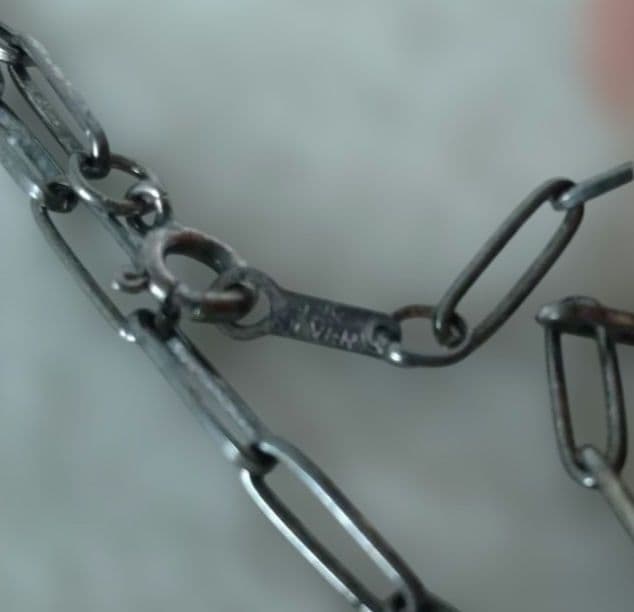 silver925 50cm 4mm ナバホチェーン　ネックレス　シルバー　ホピ