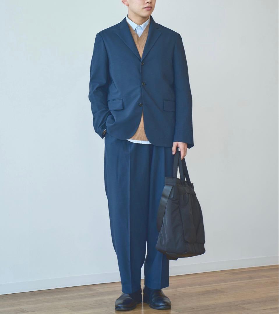【美品】UNIQLO C 感動ジャケット 上下セット　ネイビー XXL