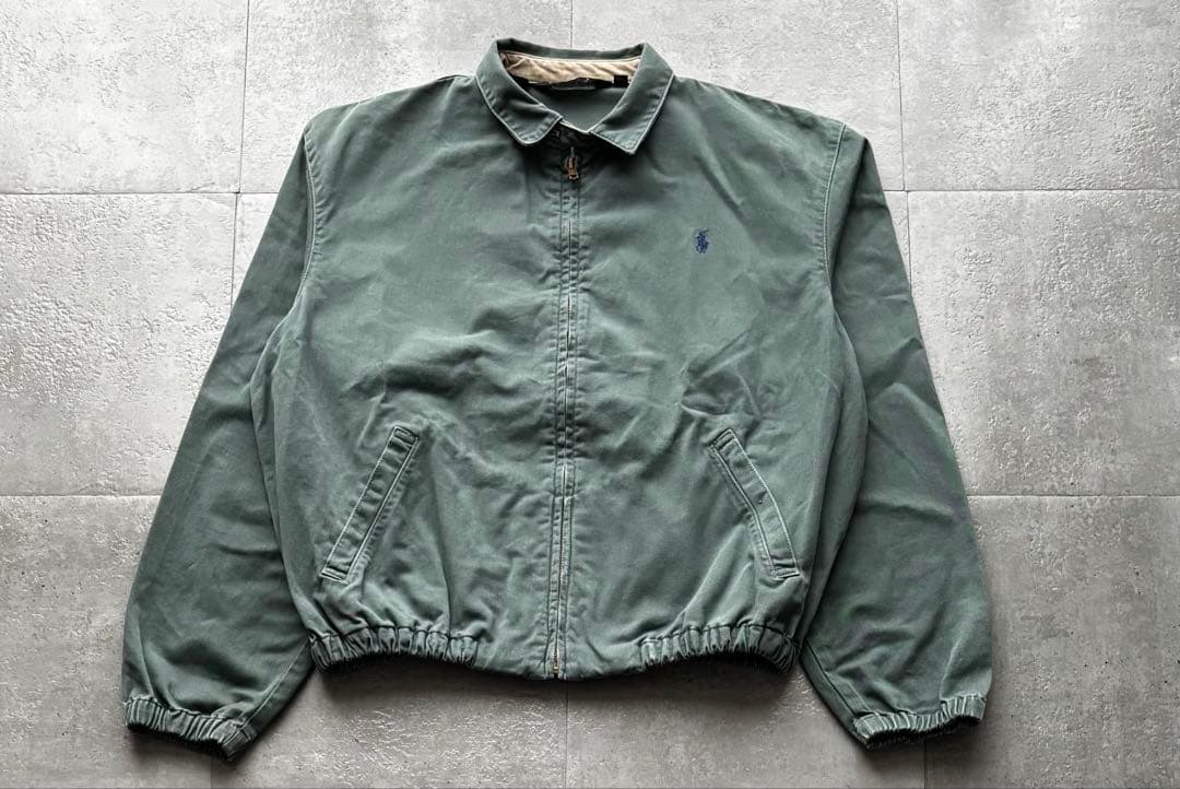 80s USA製　ポロラルフローレン　スイングトップ　Lサイズ　カラー◎